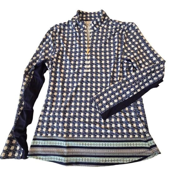 Cabana Life Talbots Womens Long Sleeve Athletic Sun Protection Top Medium - Picture 3 of 11